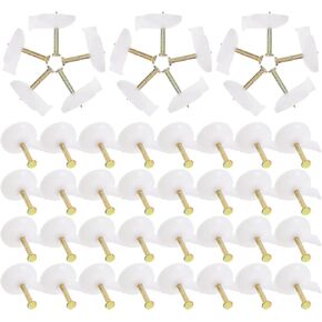 Homoyoyo 100Pcs Masonry Nails Wall Thumb Tacks 0.78In Large Head Cement Nails for Brick and Concrete Curtain Fixing Nail Door Wallpapers Wall Cloths DIY Fast Installation in Kuwait