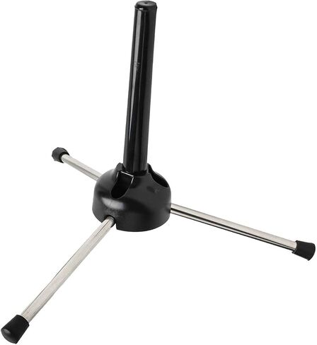 Foldable Tripod Flute Clarinet Oboe Sax Lightweight Instrument Holder Having Rubber Feet Music Accessory Practice Black in Kuwait