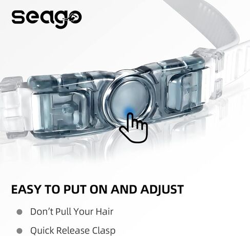 Seago Swim Goggles Shortsighted Swimming Goggles Anti Fog UV Protection Fit for Adult Men Women Youth in Kuwait