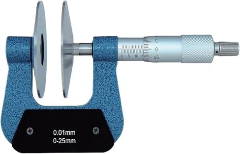 Disc Micrometer Diameter 60mm 0-25MM 0.01mm Industrial Grade Outside 25-50MM 50-75MM, 75-100mm(75-100mm) in Saudi Arabia