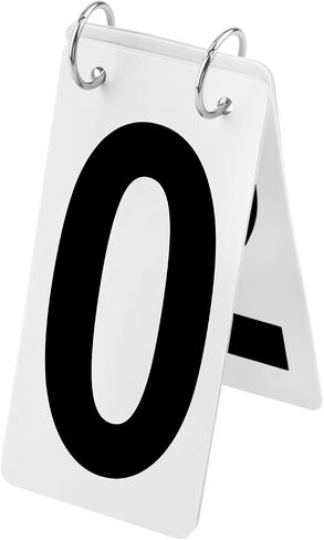 GOGO Tennis Score Keeper, Flip Scoreboard Numbers, 2.5 x 5 Inch 0-9 Double Sides, Price/Set in Kuwait
