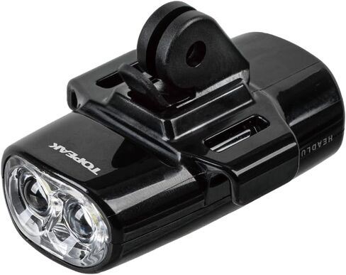Topeak HeadLux 250+ USB Front Light – 250 Lumens Rechargeable LED Bike Headlight with USB‑C, IPX6 Waterproof, Tool-Free Strap Mount for Bar or Helmet in Kuwait