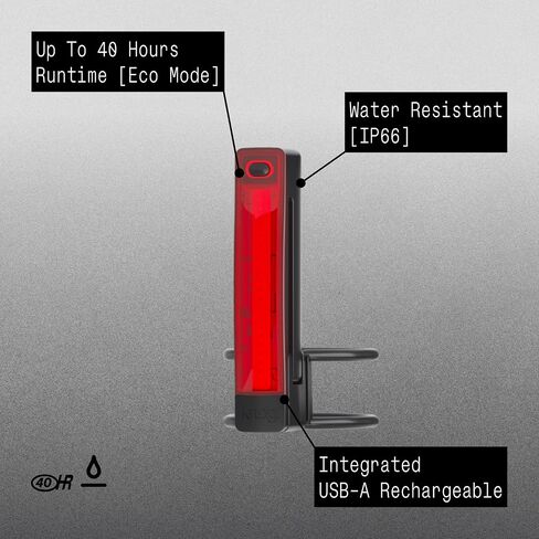 مجموعة مصابيح الدراجة Knog Blinder 400 & Plus، 400 لومن أمامي وخلفي متعدد الاستخدامات، مصابيح LED قابلة لإعادة الشحن عبر USB، إضاءة جانبية، أوضاع متعددة، تصنيف مقاوم للماء، تصميم مضغوط لدراجات الطرق والركاب | تركيبات المصباح الخلفي للدراجة in Kuwait