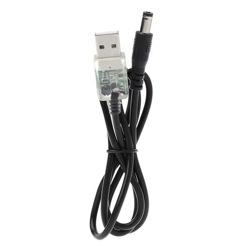 8.4V USB to Charging Cable for Light Battery Pack Head Lamp Power 5V Input 8.4V Output Black in Kuwait