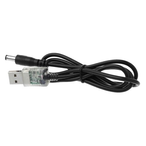 8.4V USB to Charging Cable for Light Battery Pack Head Lamp Power 5V Input 8.4V Output Black in Kuwait