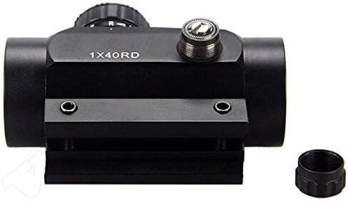 لوحة فضية من Astromania لحذاء الفلاش لكاميرات DSLR - حزمة مع - 1X40RD تكتيكي ثلاثي الأبعاد منعكس أحمر أخضر نقطة مضاءة نطاق جبل بصريات الصيد Riflescopes in Kuwait