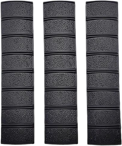 6.25 Inch Picatinny Rail Cover Panels, Checkered Anti Slip 20mm Rail Guard Strips, Lightweight Nylon Rail Covers for Grip Protection, Hand Comfort and Equipment Rail Protection（3pcs） in Kuwait