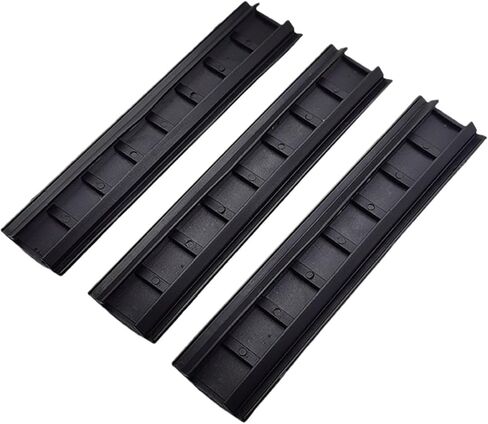 6.25 Inch Picatinny Rail Cover Panels, Checkered Anti Slip 20mm Rail Guard Strips, Lightweight Nylon Rail Covers for Grip Protection, Hand Comfort and Equipment Rail Protection（3pcs） in Kuwait