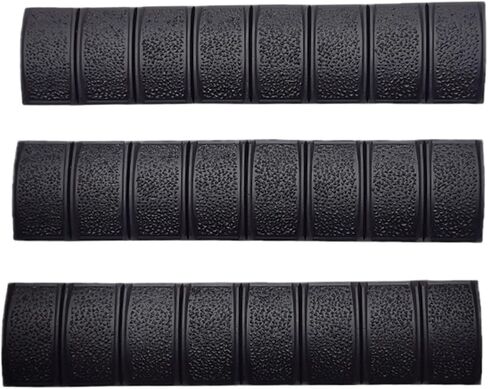6.25 Inch Picatinny Rail Cover Panels, Checkered Anti Slip 20mm Rail Guard Strips, Lightweight Nylon Rail Covers for Grip Protection, Hand Comfort and Equipment Rail Protection（3pcs） in Kuwait