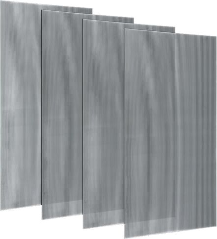 Pushglossy 12 Pack 23.75" X 47.75" X 0.2" Fluorescent Light Covers Classroom Office Diffuser Panels for 2x4ft Drop Ceiling Light Fixture Polycarbonate Replacement Cover for Hospital Home (Milky White) in Kuwait