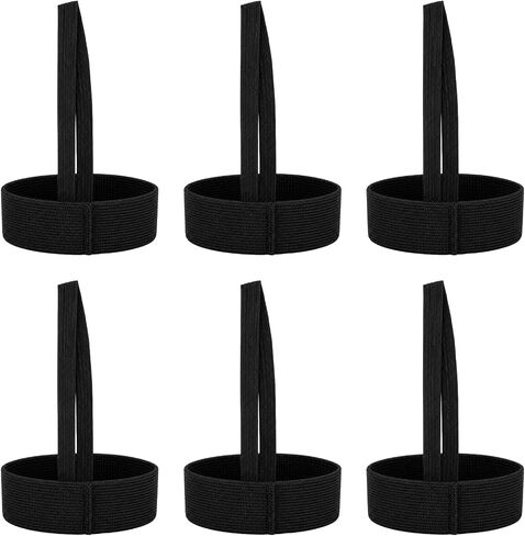 Skrfren 6 Pcs Football Down Indicator Referee Indicator Wristband | for Football Matches, Sports Match Accessories, Black in Kuwait