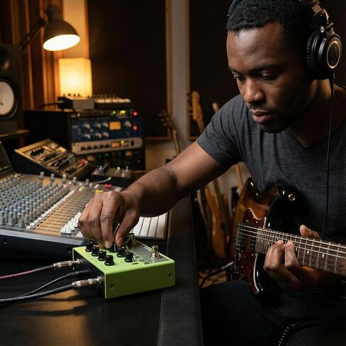 دواسة SONICAKE Overdrive مع أكثر من 30 مجموعة من النغمات، دواسة جيتار مزدوجة TS مع 3 أوضاع EQ، وضعين للقص، توجيه مرن، دائرة تناظرية نقية، تجاوز حقيقي - T&T QDS-07 in Kuwait