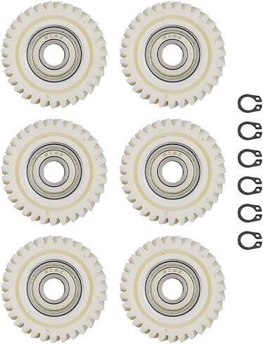 6-Pack E-for Bike Planetary Gears 31T/35T/36T Nylon for Stainless Steel with 608 Bearing 8mm Bore for Hub Motor Repair White in Kuwait