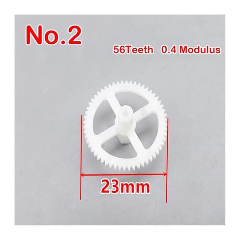 Plastic Teeth Double Layer Gears Reduction Gear Various Series 0.3/0.4/0.5 Modulus for Kids' Toy Helicopters Car Boat Parts(2PCS,No.3) in Kuwait