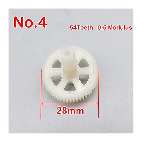Plastic Teeth Double Layer Gears Reduction Gear Various Series 0.3/0.4/0.5 Modulus for Kids' Toy Helicopters Car Boat Parts(2PCS,No.3) in Kuwait