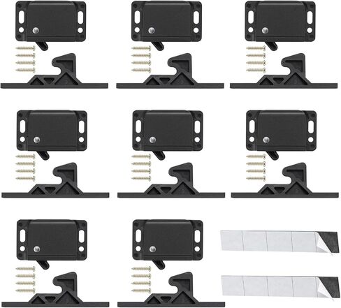 RV Black Push Latch - 5lb - C3-805 - H315 (1) - OEM Replacement for Decorite 5838 in Kuwait