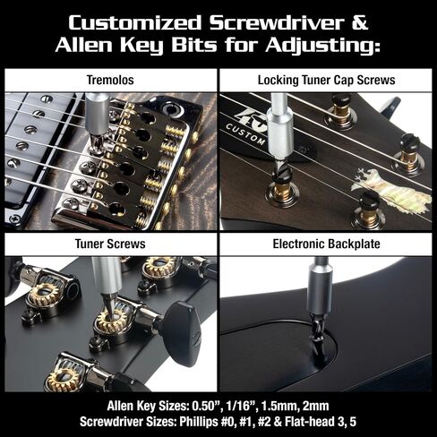 PRS Guitars Tool Kit by MusicNomad 18 pc Screwdriver, Hex Wrench & Truss Rod Wrench Set (MN252) in Kuwait