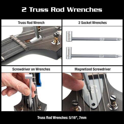 PRS Guitars Tool Kit by MusicNomad 18 pc Screwdriver, Hex Wrench & Truss Rod Wrench Set (MN252) in Kuwait