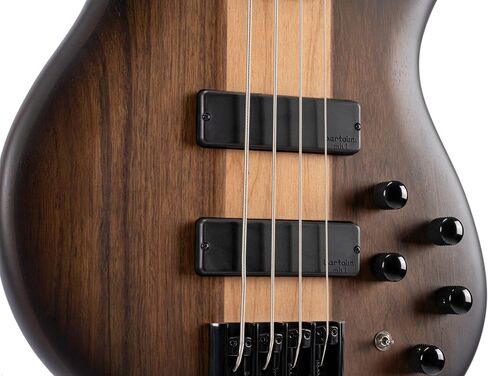 Cort C4PLUSOVMHABB Artisan Series C4 Plus OVMH Bass Guitar, Antique Brown Burst in Kuwait