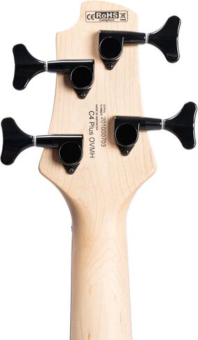 Cort C4PLUSOVMHABB Artisan Series C4 Plus OVMH Bass Guitar, Antique Brown Burst in Kuwait
