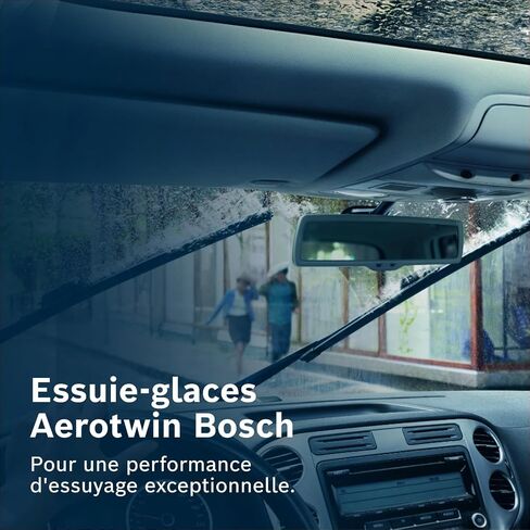 ممسحة الزجاج الأمامي Aerotwin eA821S من بوش، الطول: 600/600 مم، مخصصة للزجاج الأمامي in Kuwait