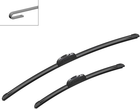 ممسحة الزجاج الأمامي Aerotwin eAR601S من بوش، الطول: 600/400 مم، مخصصة للزجاج الأمامي in Kuwait