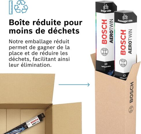Bosch eA116S Aerotwin Windscreen Wiper, Length: 600/400 mm, Set for Windscreen in Kuwait