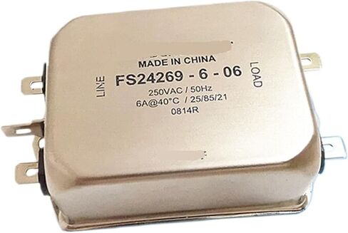 Single-Phase 220V AC Power Filter FS24269-6-06 6A Anti-Interference Purification in Kuwait