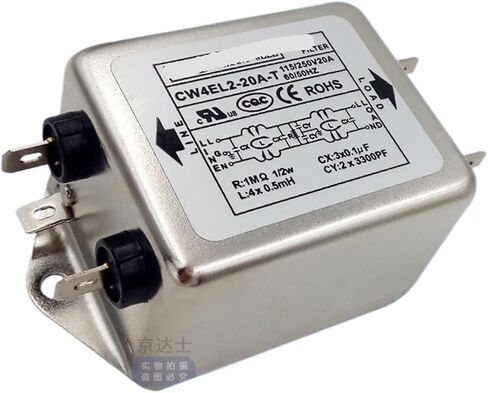 CW4E L2 10A تدخل 40 مرشح الطاقة 220 فولت مرحلة واحدة 30 تيار متردد (CW4EL2-20A -S تصفية مزدوجة المرحلة) in Kuwait