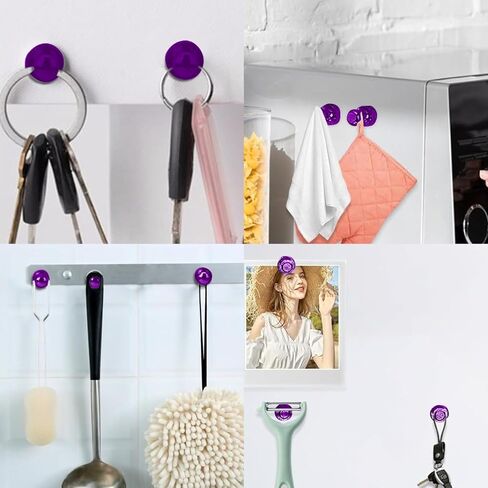 12pack Purple Fridge Magnets Refrigerator Whiteboard Small Strong Magnet Classroom Kitchen Accessories Decorative Locker Set Decor Must Haves Office Calendar Refrigerador Magnetic Cute Crafts in Kuwait