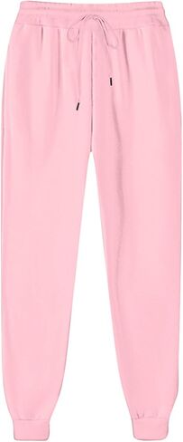 Lastesso Sweatpants Women Comfy Cargo Sweatpants Baggy Lounge Trousers Ankle Banded Solid Sport Active Pants Joggers in Kuwait