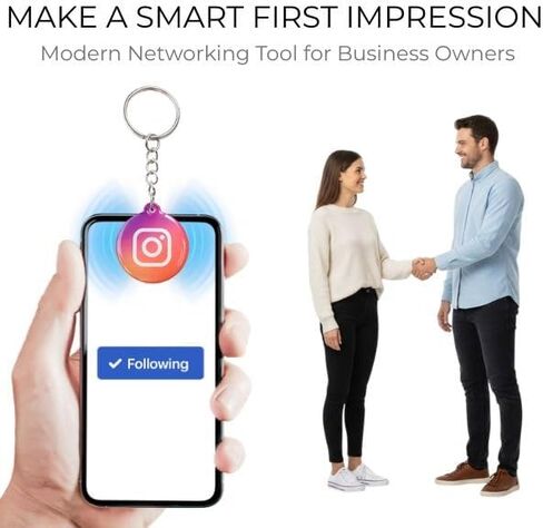 5 قطع - سلسلة مفاتيح NFC ثلاثية الأبعاد TIP TAP - VALARTS - بطاقة عمل رقمية ذكية من Chameleon - Ntag213 Epoxy مقاومة للماء - انقر لمشاركة جهات الاتصال والتواصل الاجتماعي - متوافقة مع iPhone وAndroid in Kuwait