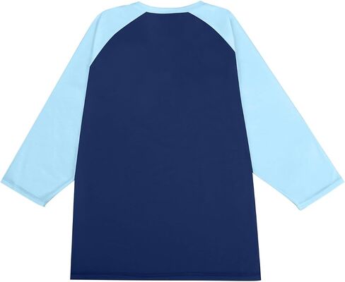 WENKOMG1 Men's 3/4 Sleeve Baseball T Shirt Athletic Fit Training Workout Tee Tops, S-3XL in Kuwait