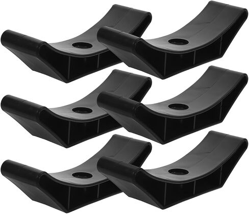 6Pcs Dumbbell Storage Rack Stable Dumbbell Saddles Replacement Weight Organizer for Home Gym Fitness Equipment 5.90X1.57X0.39In in Kuwait