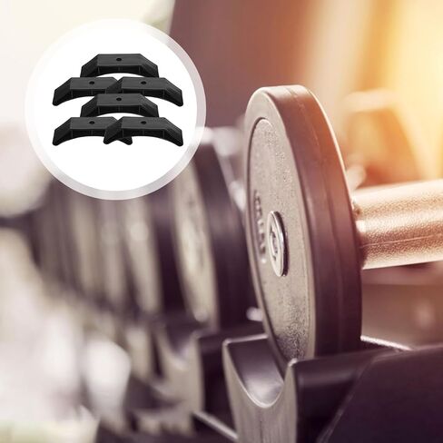 6Pcs Dumbbell Storage Rack Stable Dumbbell Saddles Replacement Weight Organizer for Home Gym Fitness Equipment 5.90X1.57X0.39In in Kuwait