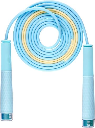 YUEDONG Dual Ball Bearing Speed Jump Rope – Self-Locking Adjustable Length for Kids & Adults, Non-Slip Ergonomic Handle for Double Unders, Cardio, HIIT & Home Workout in Kuwait