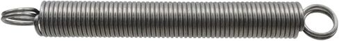 2Pcs Heavy Duty Extension Spring, Spring Steel Hook Construction Extended Tension Springs with Hook for Machinery Repair Construction Industrial (Wire Diameter 0.08", OD 0.67", Length 5.9") in Kuwait
