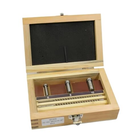 6PCS High Speed Steel Keyway Broach Set Push-Type Metric Size CNC Cutting Machine Tool for Metalworking Precision Engineering in Kuwait