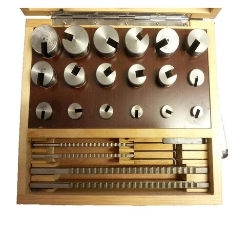 HSS Keyway Broach Set Metric High Speed Steel with Guide Bushing for CNC Cutting Machine Tool Precision Engineering in Kuwait