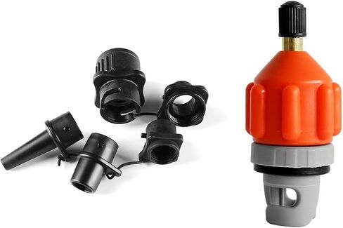 SUP Pump Adapter Inflatable Boat Air Pump Air Valve Adaptor,Air Nozzle Multifunctional Conversion Head for Stand-Up Paddleboard Kayak in Saudi Arabia