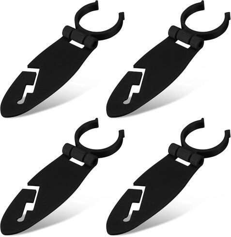 4 Set Paddle Board & Kayak Clips Universal 5-7 Inch Fit PP Plastic Paddle Board Clips Accessories for Mounting Cup Holders in Kuwait