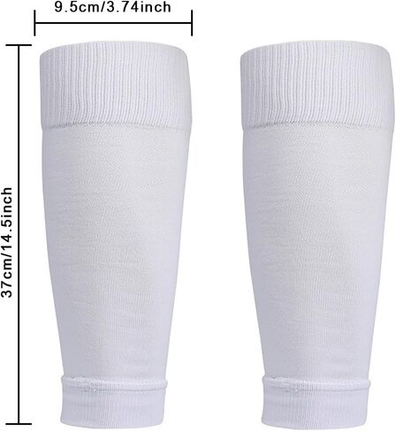 Men's Shin Guard Socks - Compression Breathable Sports Mid-Length Football Socks in Kuwait
