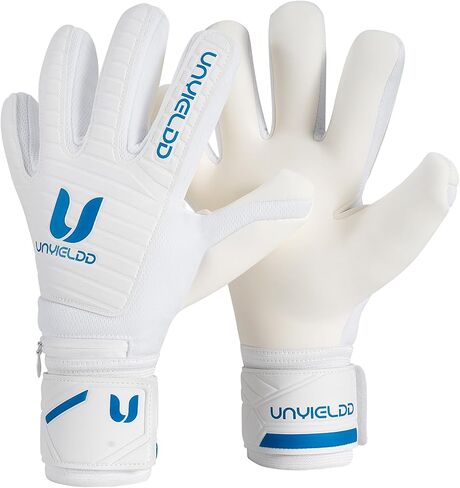 Score Goalkeeper Gloves for Adult & Youth, Professional Goalie Gloves with 4mm + 3mm Latex Palm for Superior Grip, Breathable Negative Cut & Adjustable Wrist Strap in Kuwait