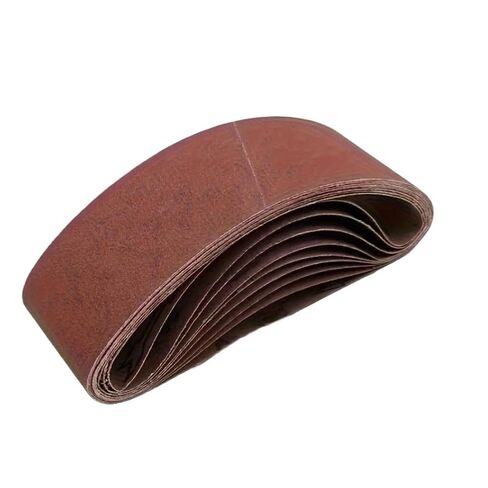 10PCS/Set 533 * 75mm Sanding Belts 60-240 Grits Wood Soft Metal Polishing Sandpaper Abrasive Bands for Belt Sander Abrasive Tool(10pcs 180 Grit) in Kuwait