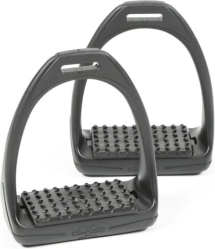 Shires Reflex Stirrups Stirrup Irons One Size Black in Kuwait