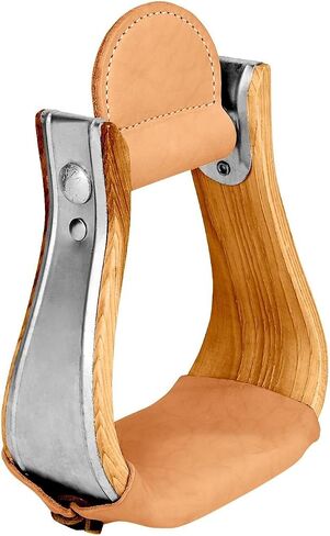 Weaver Wooden Bell Stirrup w/Treads 5.25 W 3 Neck in Kuwait