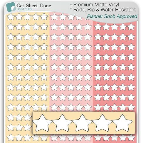 Habit Tracker Planner Sticker 30 stickers per sheet -Health Goal Tracking Planning Productivity - Bujo Vertical - ToDo todo checkbox checklist appointment chores productivity reminder stickers in Kuwait
