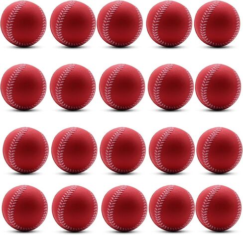 Magicorange Baseball,Foam Baseballs Training Baseballs Unmarked Practice Baseball for Hitting, Soft Toss, Batting, Fielding, Pitching in Kuwait