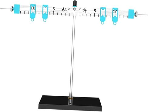 Leverage Ruler with Bracket Leverage Ruler Experiment Sturdy Educational Physical Mechanics Experiment Portable Balance Scale, Measuring Range 20 in Kuwait