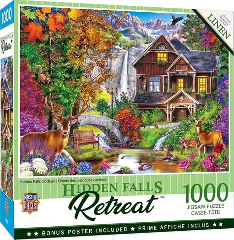 MasterPieces 1000 Piece Jigsaw Puzzle for Adults, Family, Or Youth - Island Cottage - 19.25"x26.75" in Kuwait